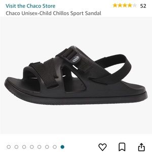 Like New!! 😎 Youth Chacos Chillo Sport Sandal Black 4 Retail $44
